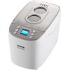 imageVEVOR Bread Maker Dough Machine 15 Menus in 1 NonStick Ceramic Pan Automatic Breadmaker with NonGluten Setting Whole Wheat Bread Making Digital Programmable 3 Loaf Sizes 3 Crust Colors WhiteWhiteSilver