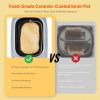 imageVEVOR Bread Maker Dough Machine 15 Menus in 1 NonStick Ceramic Pan Automatic Breadmaker with NonGluten Setting Whole Wheat Bread Making Digital Programmable 3 Loaf Sizes 3 Crust Colors WhiteWhiteSilver
