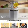 imageVEVOR Bread Maker Dough Machine 15 Menus in 1 NonStick Ceramic Pan Automatic Breadmaker with NonGluten Setting Whole Wheat Bread Making Digital Programmable 3 Loaf Sizes 3 Crust Colors WhiteWhite