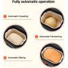imageVEVOR Bread Maker Dough Machine 15 Menus in 1 NonStick Ceramic Pan Automatic Breadmaker with NonGluten Setting Whole Wheat Bread Making Digital Programmable 3 Loaf Sizes 3 Crust Colors WhiteBlack