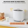 imageVEVOR Bread Maker Dough Machine 15 Menus in 1 NonStick Ceramic Pan Automatic Breadmaker with NonGluten Setting Whole Wheat Bread Making Digital Programmable 3 Loaf Sizes 3 Crust Colors WhiteWhite