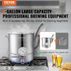 imageVEVOR Brew Kettle 16 Gal Brewing Pot Stainless Steel Brew Kettle Pot for Beer Brewing with FilterampampFilter Tray Tri Ply Bottom for Beer20 Quarts
