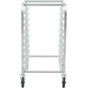 imageVEVOR Bun Pan Rack 20Tier Commercial Bakery Racks with Brake Wheels Aluminum Racking Trolley Storage for Half ampamp Full Sheet Speed Rack For Kitchen Home Bread Baking Equipment 26quotL x 204quotW x 70quotH10Tier