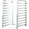 imageVEVOR Bun Pan Rack 20Tier Commercial Bakery Racks with Brake Wheels Aluminum Racking Trolley Storage for Half ampamp Full Sheet Speed Rack For Kitchen Home Bread Baking Equipment 26quotL x 204quotW x 70quotH10Tier
