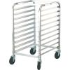 imageVEVOR Bun Pan Rack 20Tier Commercial Bakery Racks with Brake Wheels Aluminum Racking Trolley Storage for Half ampamp Full Sheet Speed Rack For Kitchen Home Bread Baking Equipment 26quotL x 204quotW x 70quotH10Tier