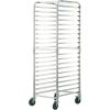 imageVEVOR Bun Pan Rack 20Tier Commercial Bakery Racks with Brake Wheels Aluminum Racking Trolley Storage for Half ampamp Full Sheet Speed Rack For Kitchen Home Bread Baking Equipment 26quotL x 204quotW x 70quotH20Tier