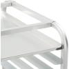 imageVEVOR Bun Pan Rack 20Tier Commercial Bakery Racks with Brake Wheels Aluminum Racking Trolley Storage for Half ampamp Full Sheet Speed Rack For Kitchen Home Bread Baking Equipment 26quotL x 204quotW x 70quotH10Tier
