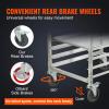 imageVEVOR Bun Pan Rack 20Tier Commercial Bakery Racks with Brake Wheels Aluminum Racking Trolley Storage for Half ampamp Full Sheet Speed Rack For Kitchen Home Bread Baking Equipment 26quotL x 204quotW x 70quotH10Tier