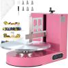 imageVEVOR Cake Decorating Machine Cake Cream Spreading Coating Smearing Machine Low Noise Cake Frosting Machine Turntable with Adjustable Scraper for 4quot to 12quot Cake 25320RPM Rotating Speed WhitePink