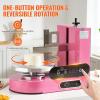 imageVEVOR Cake Decorating Machine Cake Cream Spreading Coating Smearing Machine Low Noise Cake Frosting Machine Turntable with Adjustable Scraper for 4quot to 12quot Cake 25320RPM Rotating Speed WhitePink
