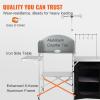 imageVEVOR Camping Kitchen Table Outdoor Camp Cooking Table Aluminum Portable Cook Station with 3 Storage Cupboard Carrying Bag Detachable Windscreen Quick Setup for BBQ Party Picnic RV Travel BlackBlack11 Cupboard