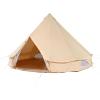 imageVEVOR Canvas Tent Bell Yurt 4 Seasons for Camping with Stove Jack Breathable Holds up to 4 People Family Camping Outdoor Hunting Party5m164ft