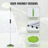 imageVEVOR Car Wash Brush 667Inch Extendable Car Washing Brush with Long Handle 12quot ScratchFree Soft PVC Bristle Head FlowThru Car Cleaning Mop Kit with Water Hose Attachment for Car RV BoatSoft Chenille Fiber head
