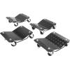 imageVEVOR Car Wheel Dolly 6000 lbs2722 kg Car Moving Cart with Brakes Set of 4 Piece HeavyDuty Vehicle Dolly Moving Cars Trucks Trailers Motorcycles and Boats4 Pack