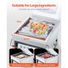 imageVEVOR Chamber Vacuum Sealer 320W Sealing Power Vacuum Packing Machine for Wet Foods Meats Marinades and More Compact Size with 126 in Sealing Length Applied in Home Kitchen and Commercial UseSilver