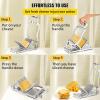 imageVEVOR Cheese SlicerButter Cutter with Wire 1 cm ampamp 2 cm Cheeser Butter Cutting Blade Replaceable Cheese Slicer Wire Cheese Cutter with 304 Stainless Steel Wire Kitchen Cooking Baking ToolNormal