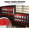 imageVEVOR Chicken Nest Box 8Compartment 30 to 45 in Stable ampamp CorrosionResistant Metal Nesting Boxes with Inclined Nesting Boxes Bottom Holes ampamp Resting Platform Fit for Different Chicken Breeds519L x 206W x 311H