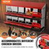 imageVEVOR Chicken Nest Box 8Compartment 30 to 45 in Stable ampamp CorrosionResistant Metal Nesting Boxes with Inclined Nesting Boxes Bottom Holes ampamp Resting Platform Fit for Different Chicken Breeds519L x 206W x 311H