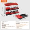 imageVEVOR Chicken Nest Box 8Compartment 30 to 45 in Stable ampamp CorrosionResistant Metal Nesting Boxes with Inclined Nesting Boxes Bottom Holes ampamp Resting Platform Fit for Different Chicken Breeds417L x 206W x 314H