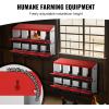imageVEVOR Chicken Nest Box 8Compartment 30 to 45 in Stable ampamp CorrosionResistant Metal Nesting Boxes with Inclined Nesting Boxes Bottom Holes ampamp Resting Platform Fit for Different Chicken Breeds417L x 206W x 314H