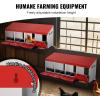 imageVEVOR Chicken Nest Box 8Compartment 30 to 45 in Stable ampamp CorrosionResistant Metal Nesting Boxes with Inclined Nesting Boxes Bottom Holes ampamp Resting Platform Fit for Different Chicken Breeds4 Holes