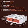 imageVEVOR Chocolate Tempering Machine 265 Lbs 3 Tanks Chocolate Melting Pot TEMP Control 86185 1500W Stainless Steel Electric Commercial Food Warmer For ChocolateMilkCream Melting and Heating265 Lbs