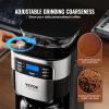 imageVEVOR Coffee Maker with Grinder 8 Cup Coffee Machine Grind and Brew Coffee Maker with 3 Brew Strength Control 24Hour Timer for Auto Brew for Home Office Restaurant8 CUPA