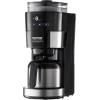 imageVEVOR Coffee Maker with Grinder 8 Cup Coffee Machine Grind and Brew Coffee Maker with 3 Brew Strength Control 24Hour Timer for Auto Brew for Home Office Restaurant8 CUPB