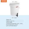 imageVEVOR Commercial Beverage Dispenser 18 L  19 QT Juice Dispenser 300W 304 Stainless Steel Food Grade Ice Tea Drink Machine with 45F54F Cooling Temperature for Cold Drink Restaurant Bar Party5Gal 1Pack