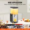 imageVEVOR Commercial Beverage Dispenser 18 L  19 QT Juice Dispenser 300W 304 Stainless Steel Food Grade Ice Tea Drink Machine with 45F54F Cooling Temperature for Cold Drink Restaurant Bar Party18L1