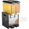 imageVEVOR Commercial Beverage Dispenser 2 Tanks 10 L  106 QT Per Tank Juice Dispenser 270W Stainless Steel Ice Tea Drink Machine with 45F54F Cooling Temperature for Cold Drink Restaurant Bar Party10L2