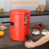 imageVEVOR Commercial Beverage Dispenser 2 Tanks 10 L  106 QT Per Tank Juice Dispenser 270W Stainless Steel Ice Tea Drink Machine with 45F54F Cooling Temperature for Cold Drink Restaurant Bar Party45Gal