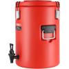 imageVEVOR Commercial Beverage Dispenser 2 Tanks 10 L  106 QT Per Tank Juice Dispenser 270W Stainless Steel Ice Tea Drink Machine with 45F54F Cooling Temperature for Cold Drink Restaurant Bar Party45Gal