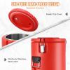 imageVEVOR Commercial Beverage Dispenser 2 Tanks 10 L  106 QT Per Tank Juice Dispenser 270W Stainless Steel Ice Tea Drink Machine with 45F54F Cooling Temperature for Cold Drink Restaurant Bar Party45Gal