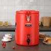 imageVEVOR Commercial Beverage Dispenser 2 Tanks 10 L  106 QT Per Tank Juice Dispenser 270W Stainless Steel Ice Tea Drink Machine with 45F54F Cooling Temperature for Cold Drink Restaurant Bar Party45Gal