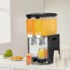 imageVEVOR Commercial Beverage Dispenser 2 Tanks 10 L  106 QT Per Tank Juice Dispenser 270W Stainless Steel Ice Tea Drink Machine with 45F54F Cooling Temperature for Cold Drink Restaurant Bar Party10L2