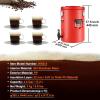 imageVEVOR Commercial Beverage Dispenser 2 Tanks 10 L  106 QT Per Tank Juice Dispenser 270W Stainless Steel Ice Tea Drink Machine with 45F54F Cooling Temperature for Cold Drink Restaurant Bar Party45Gal