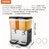 imageVEVOR Commercial Beverage Dispenser 3 Tanks 18 L  19 QT Per Tank Juice Dispenser 512W Stainless Steel Ice Tea Drink Machine with 45F54F Cooling Temperature for Cold Drink Restaurant Bar Party18L2