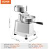 imageVEVOR Commercial Burger Patty Maker 130mm5inch Hamburger Beef Patty Maker Heavy Duty FoodGrade Stainless Steel Bowl Burger Press Machine Kitchen Meat Forming Processor with 1000 Pcs Patty Papers5 inch