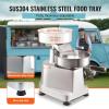 imageVEVOR Commercial Burger Patty Maker 130mm5inch Hamburger Beef Patty Maker Heavy Duty FoodGrade Stainless Steel Bowl Burger Press Machine Kitchen Meat Forming Processor with 1000 Pcs Patty Papers6 inch