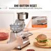 imageVEVOR Commercial Burger Patty Maker 130mm5inch Hamburger Beef Patty Maker Heavy Duty FoodGrade Stainless Steel Bowl Burger Press Machine Kitchen Meat Forming Processor with 1000 Pcs Patty Papers4 inch