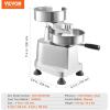 imageVEVOR Commercial Burger Patty Maker 130mm5inch Hamburger Beef Patty Maker Heavy Duty FoodGrade Stainless Steel Bowl Burger Press Machine Kitchen Meat Forming Processor with 1000 Pcs Patty Papers4inch5inch6inch