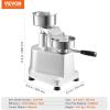 imageVEVOR Commercial Burger Patty Maker 130mm5inch Hamburger Beef Patty Maker Heavy Duty FoodGrade Stainless Steel Bowl Burger Press Machine Kitchen Meat Forming Processor with 1000 Pcs Patty Papers4 inch