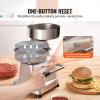 imageVEVOR Commercial Burger Patty Maker 130mm5inch Hamburger Beef Patty Maker Heavy Duty FoodGrade Stainless Steel Bowl Burger Press Machine Kitchen Meat Forming Processor with 1000 Pcs Patty Papers6 inch