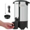 imageVEVOR Commercial Coffee Urn 100 Cup 15 L Hot Beverage Dispenser with Dripless Faucet QuickBrewing Stainless Steel Large Commercial Coffee Maker for Catering Business Party Church ampamp Restaurant40Cups