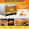 imageVEVOR Commercial Convection Oven 47L43Qt HalfSize Conventional Oven Countertop 1600W 4Tier Toaster wFront Glass Door Electric Baking Oven wTrays Wire Racks Clip Gloves 120V4Tier 60Qt