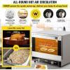 imageVEVOR Commercial Convection Oven 47L43Qt HalfSize Conventional Oven Countertop 1600W 4Tier Toaster wFront Glass Door Electric Baking Oven wTrays Wire Racks Clip Gloves 120V4Tier 60Qt