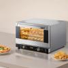 imageVEVOR Commercial Convection Oven 47L43Qt HalfSize Conventional Oven Countertop 1600W 4Tier Toaster wFront Glass Door Electric Baking Oven wTrays Wire Racks Clip Gloves 120V4Tier 43Qt
