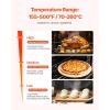 imageVEVOR Commercial Convection Oven 47L43Qt HalfSize Conventional Oven Countertop 1600W 4Tier Toaster wFront Glass Door Electric Baking Oven wTrays Wire Racks Clip Gloves 120V4Tier 43Qt