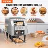 imageVEVOR Commercial Conveyor Toaster 300 SlicesHour Heavy Duty Stainless Steel Electric Restaurant Toaster for Toast Bun Bagel Bread150PCSHour